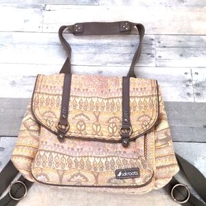 Sakroots Backpack/Crossbody Elephant Peace Bag